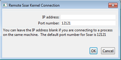 Screenshot of remote kernel connection dialog